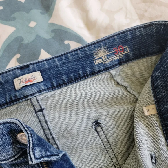 Faherty Stretch Terry Patch Pocket Jeans Riverton - Picture 2 of 5